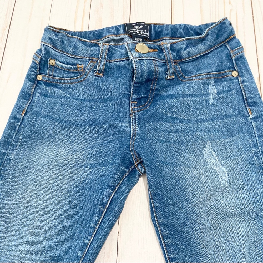 GAP KIDS Super Skinny Fit Ripped Jeans Size 8
